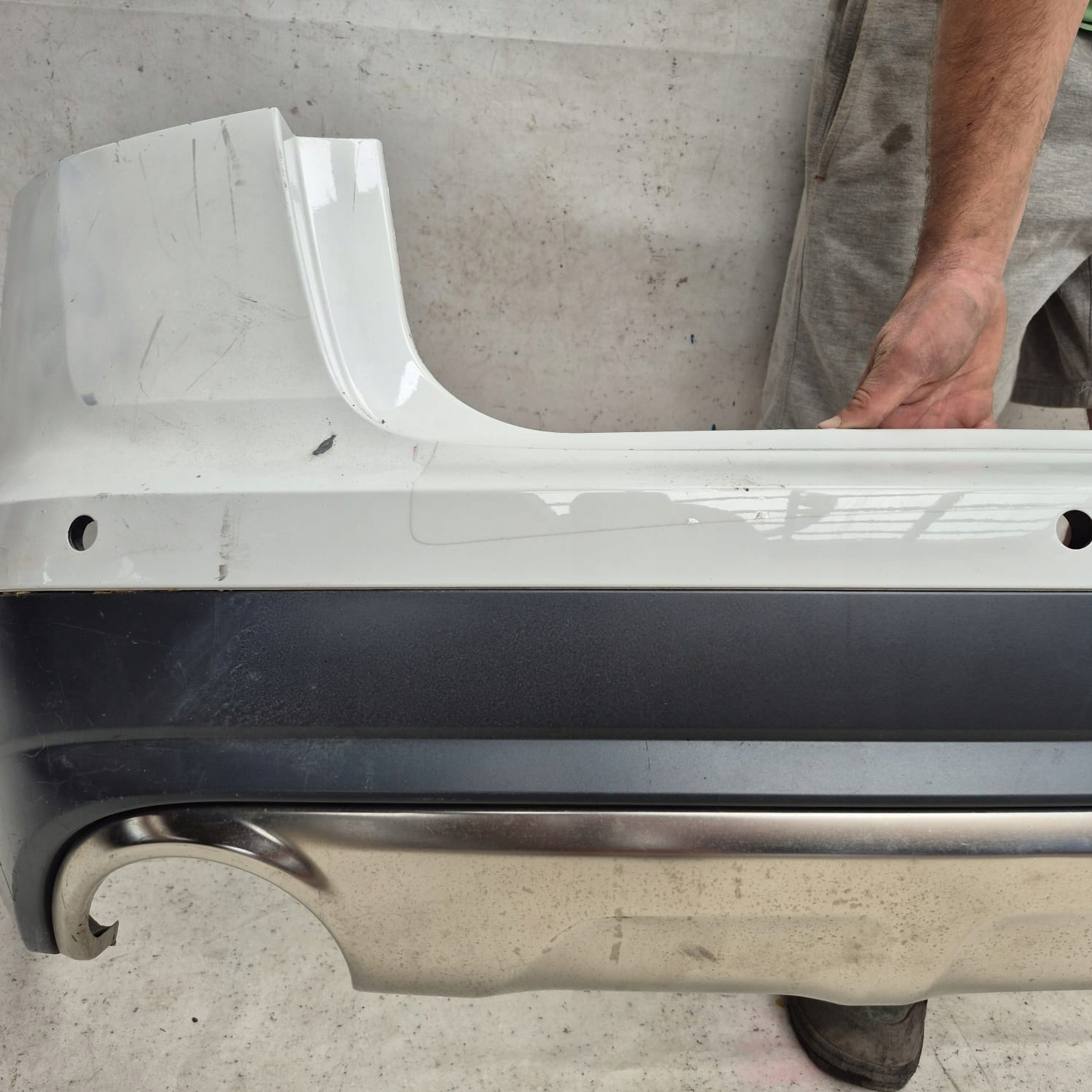 AUDI A6 4G ALLROAD LIFT 14- bumper rear part rear PDC