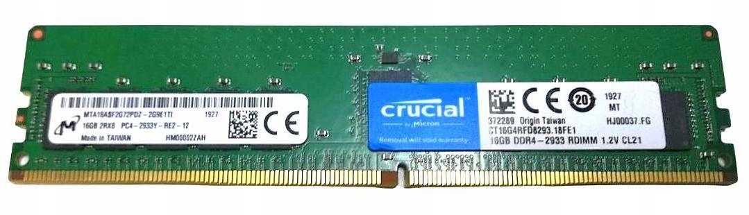 Ddr4 16gb Ecc w Pamięć RAM 2933 MHz - Allegro.pl
