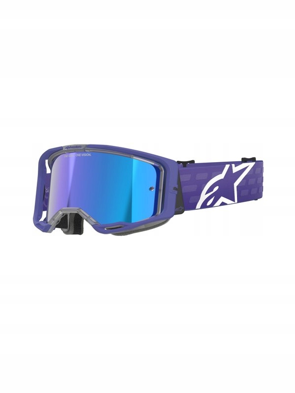 Ochranné Alpinestars Vision 8 Corp Purple/modré Cross Okuliare