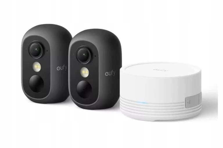 Eufy By Anker, EUFYCAMC35 Kamera Zewnętrzna 2+1, Bateria 180-DNIOWA, 1080P