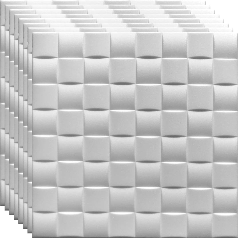 

Kasetony Sufitowe Białe Wzór Irys 2m2