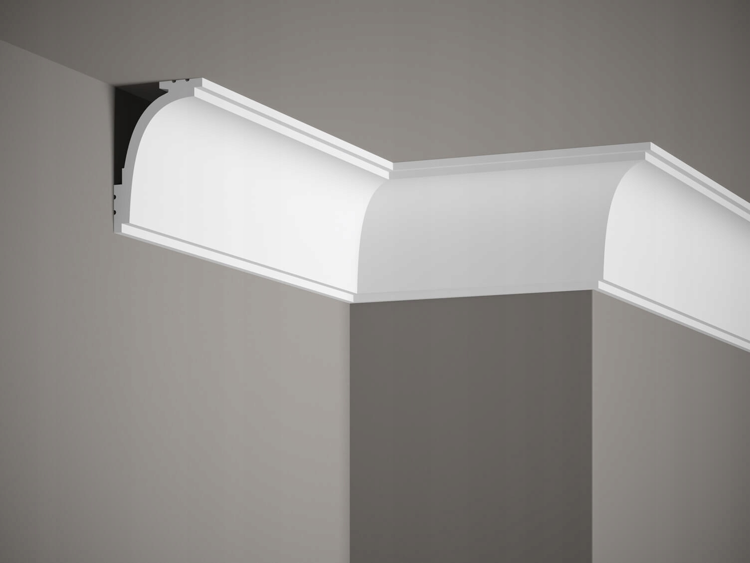 MARDOM DECOR LISTWA PRZYSUFITOWA LED MD111 H-9.2cm - GZYMS SUFITOWA