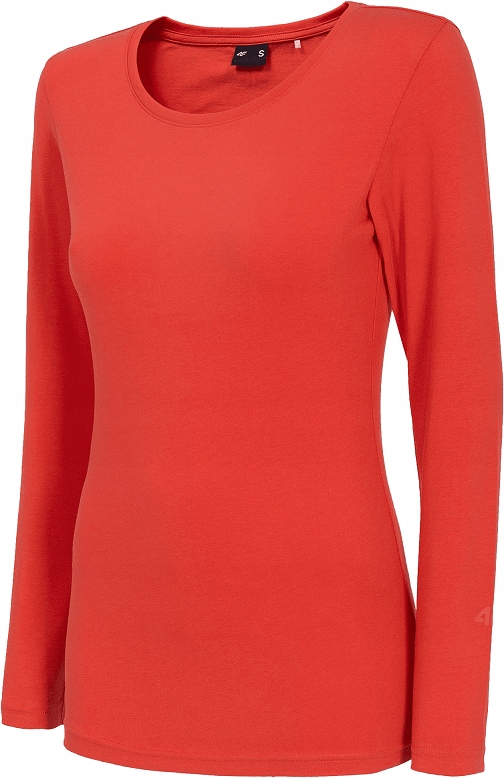

4F Koszulka Damska Długi Rękaw TSDL001 Red XL