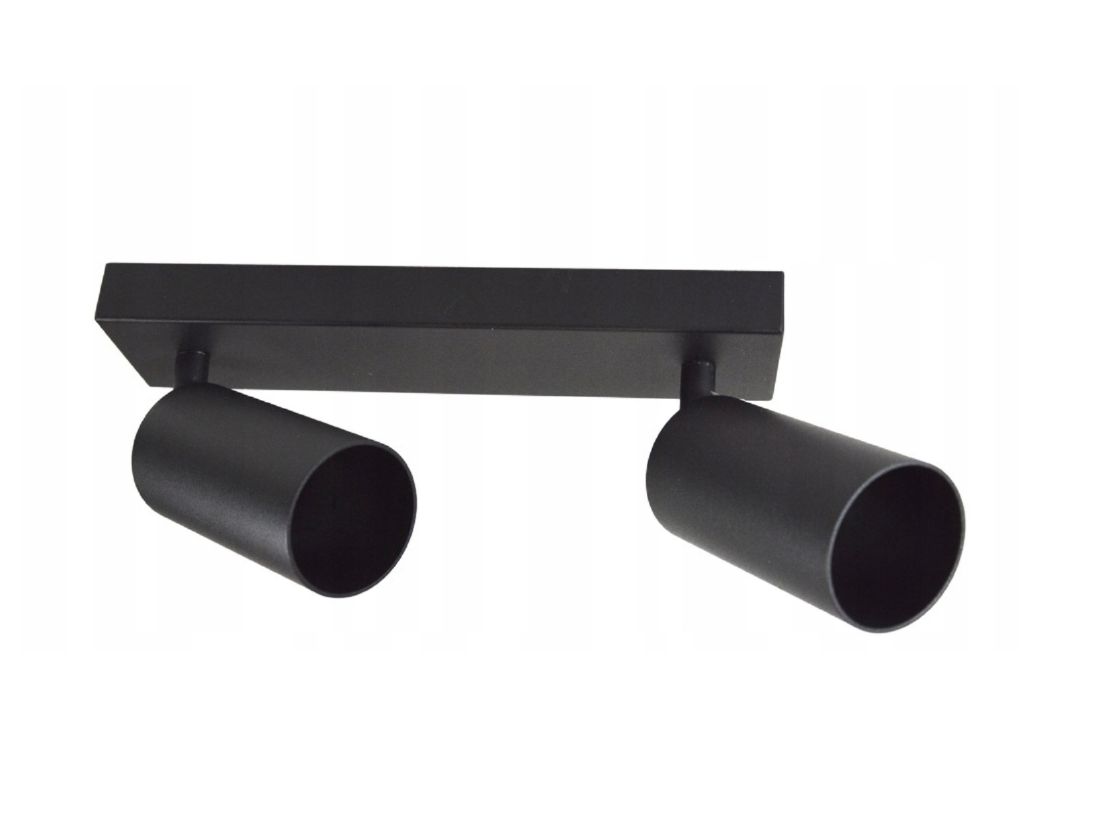 

Lampa sufitowa Szyna Listwa Spot Czarna 2x GU10