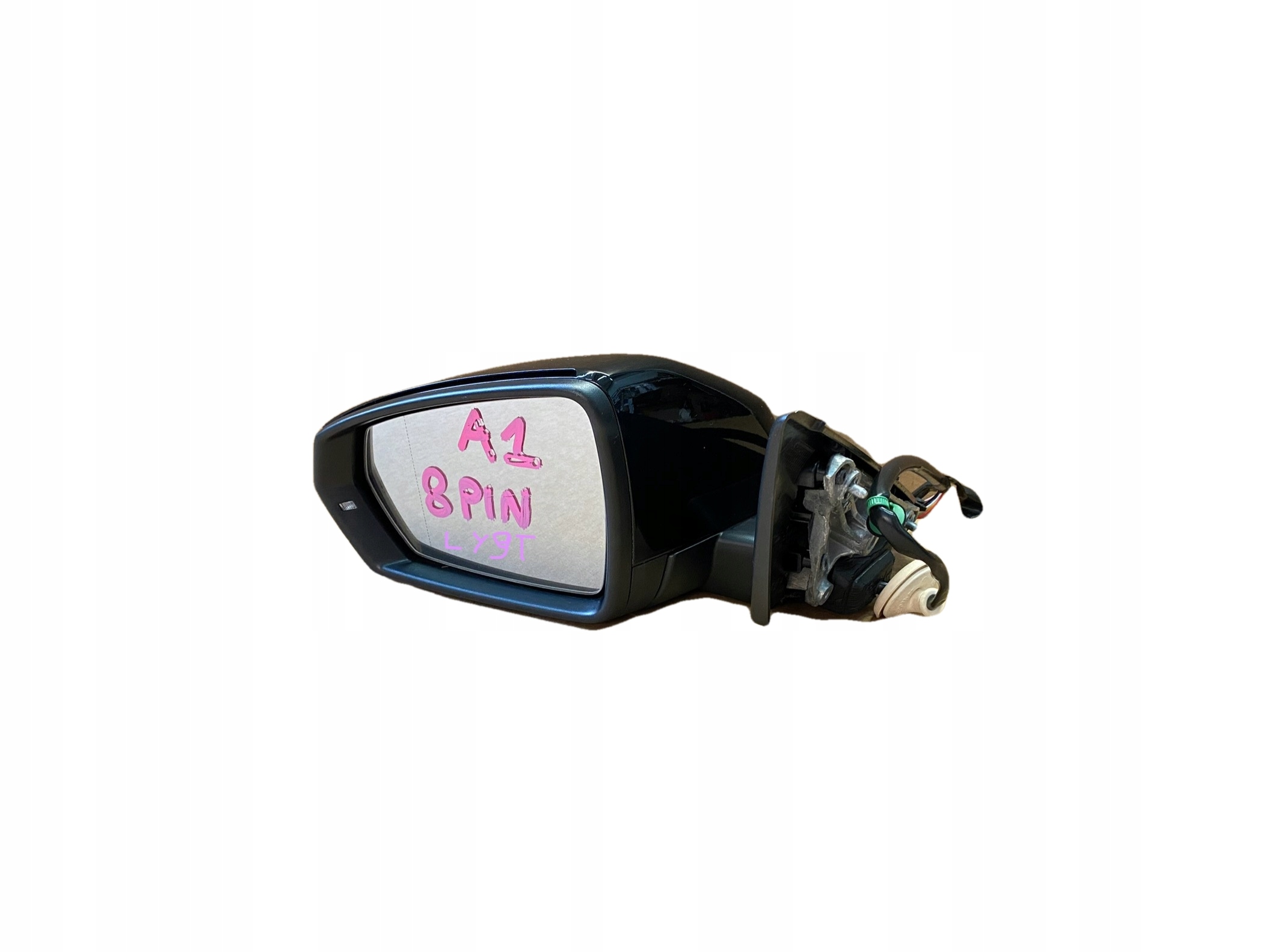 AUDI A1 82A mirror left 8 vertical LY9T