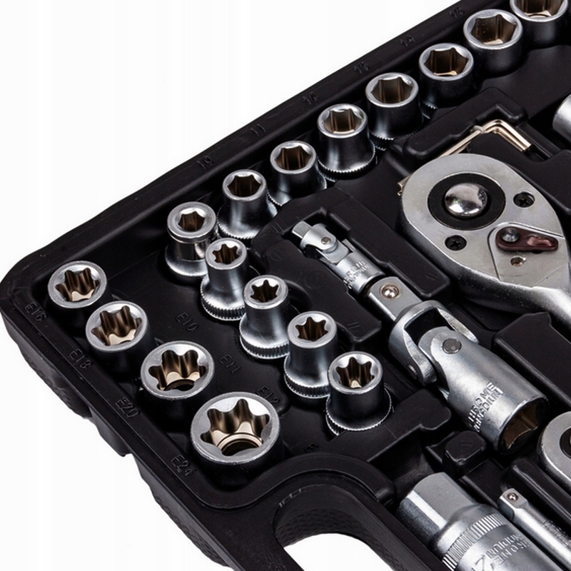 UBERTOOL ZESTAW KLUCZY NASADOWYCH KLUCZE NASADOWE TORX 108 Liczba elementów w zestawie 108