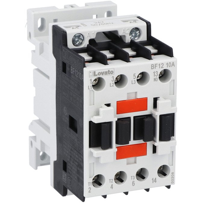 Lovato Stycznik Mocy Przekaźnik Cewka 230V 3P 12A AC3 1Z 4NO 5,7kW 400 Vac