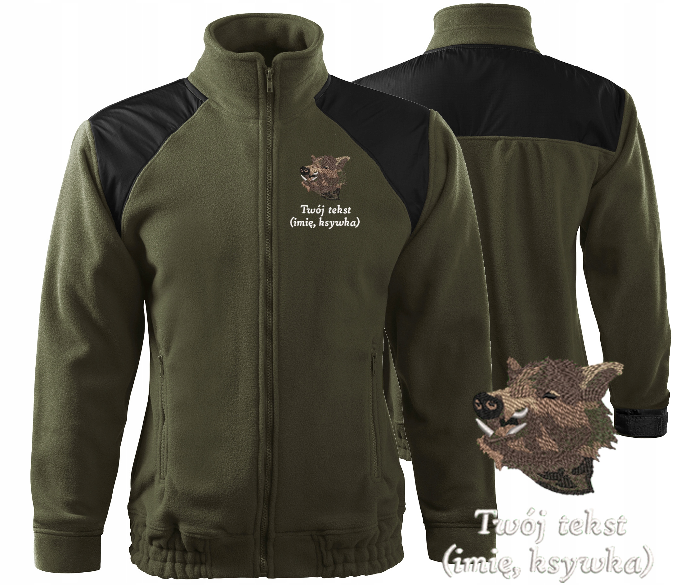 Bluza Polar Myśliwski Z Imieniem na polowanie L