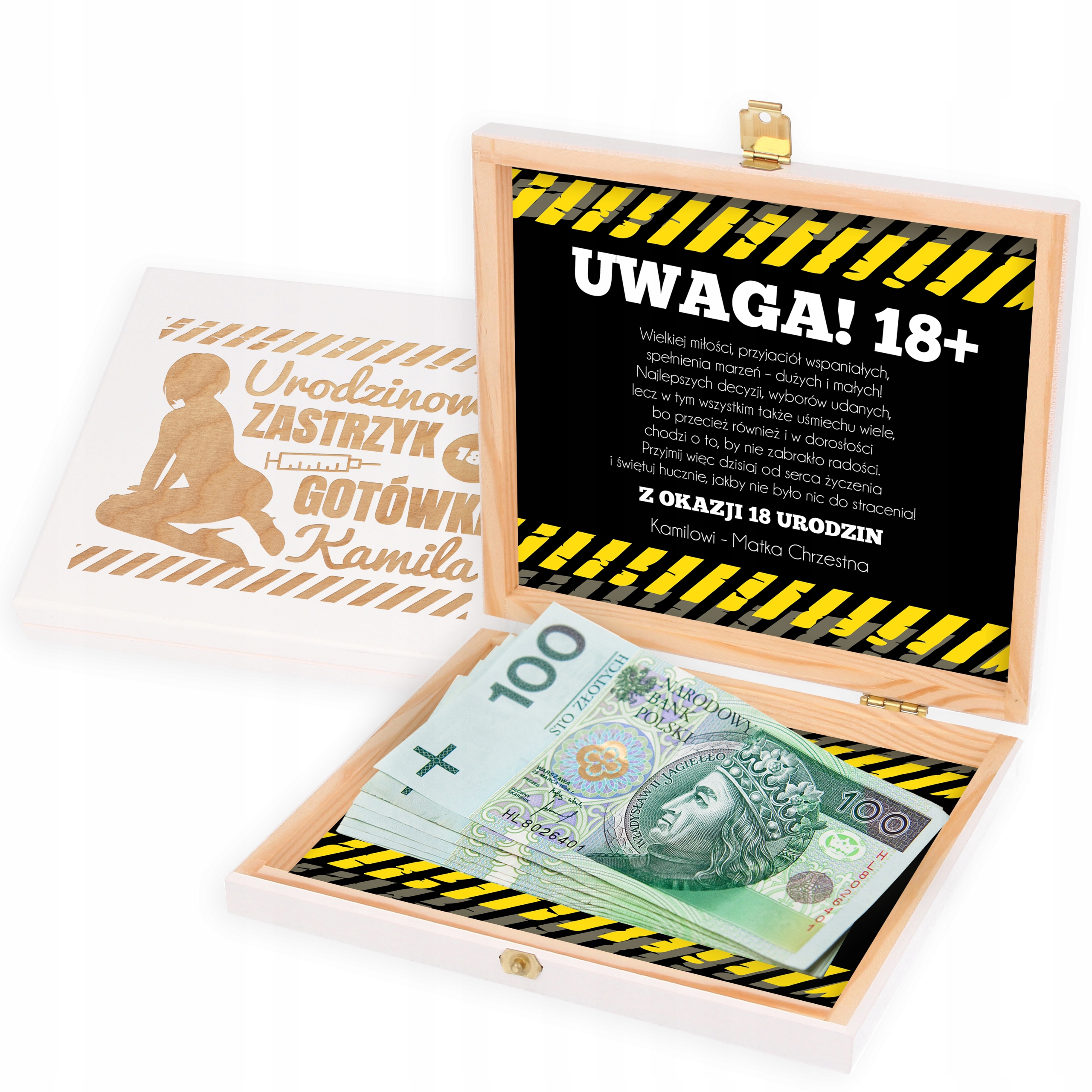 

Pudełko Na Pieniądze Na 18 Urodziny 18stka