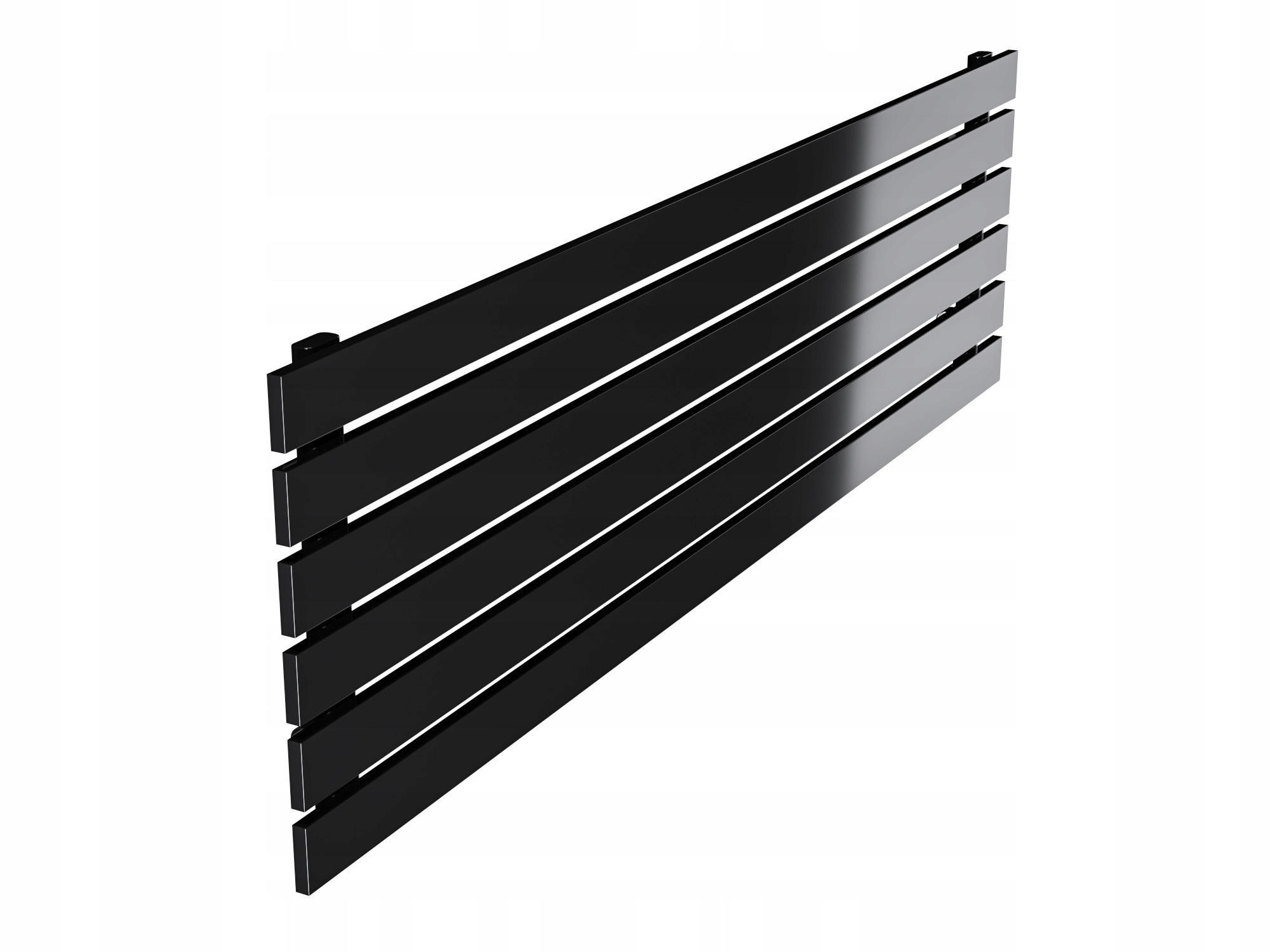 Horizontálny Dekoratívny Radiátor-r 45/100 Čierny Pol