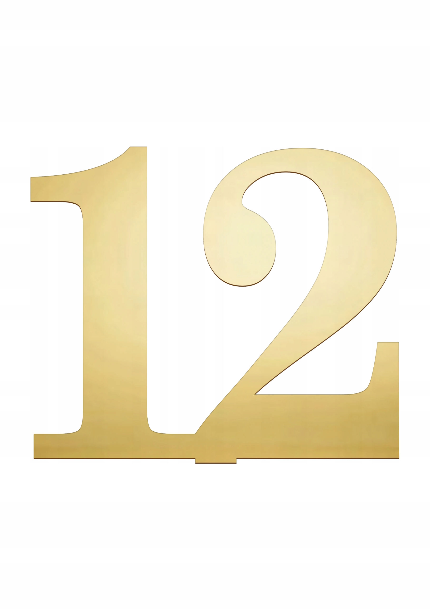 CYFRY NA STÓŁ WESELNY ZŁOTE LUSTRO WESELE ŚLUB