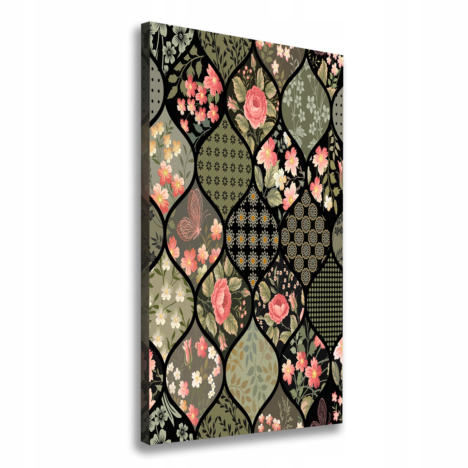 

Foto obraz canvas na ścianę Kwiecisty wzór 60x120