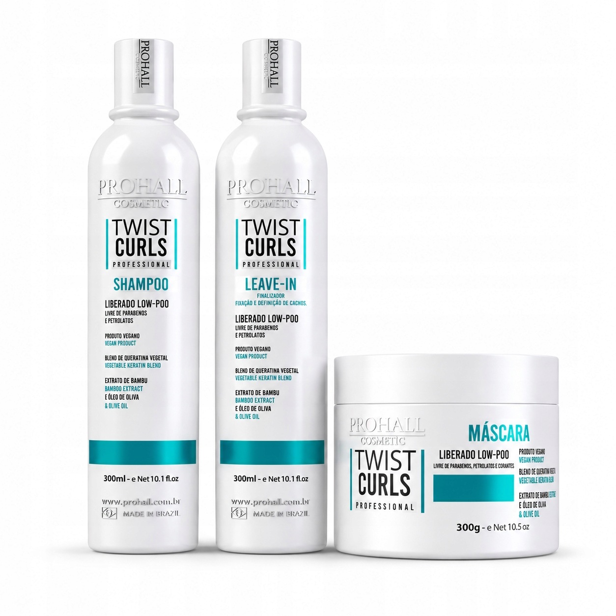Zestaw do Włosów Kręconych Prohall Twist Curls Szampon Maska Krem