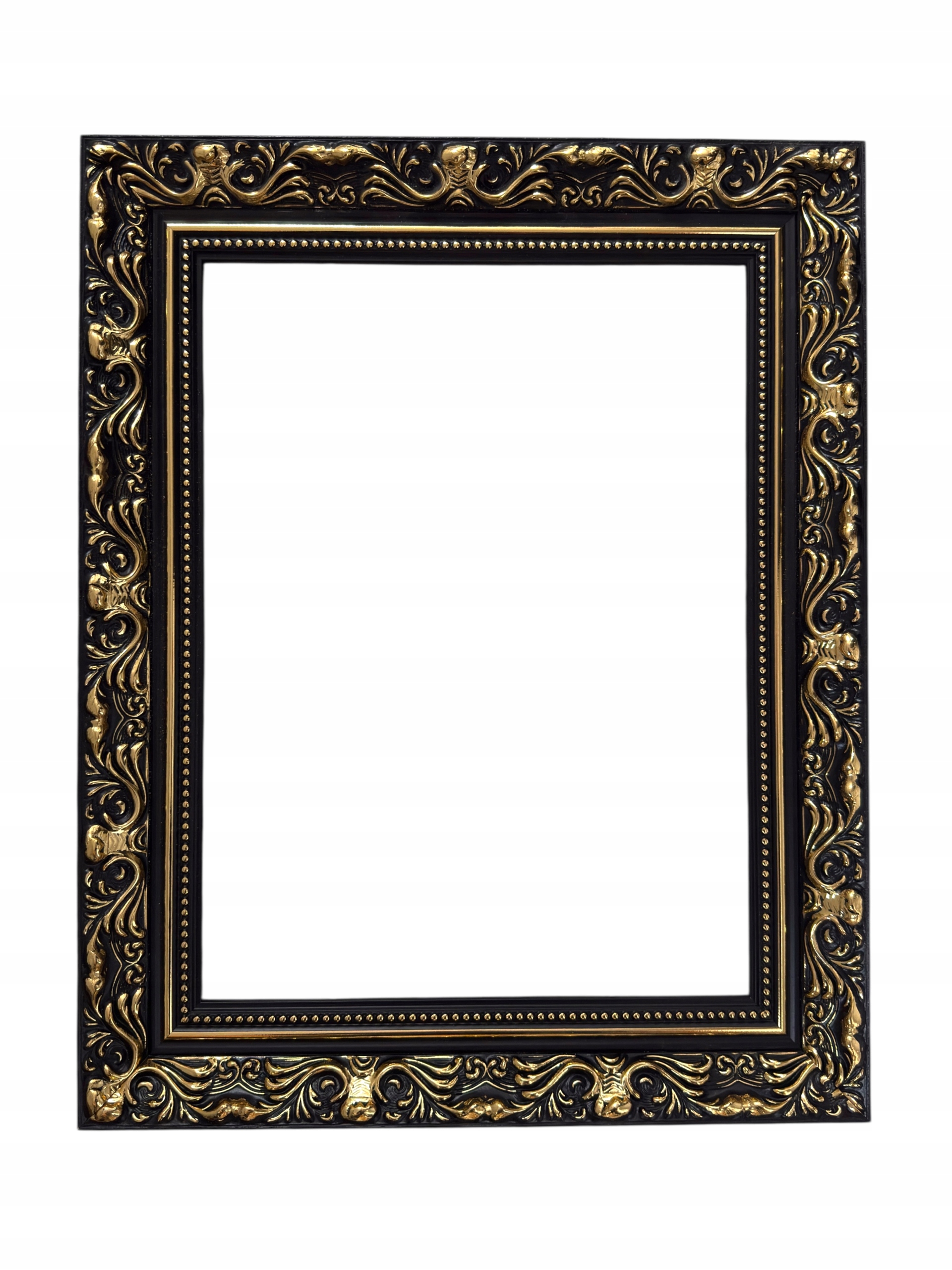 Borovicový Rám Černý Rozměr Okna 30x45 CM Pro Obraz Na Fotografii Plakát Zrcadlo