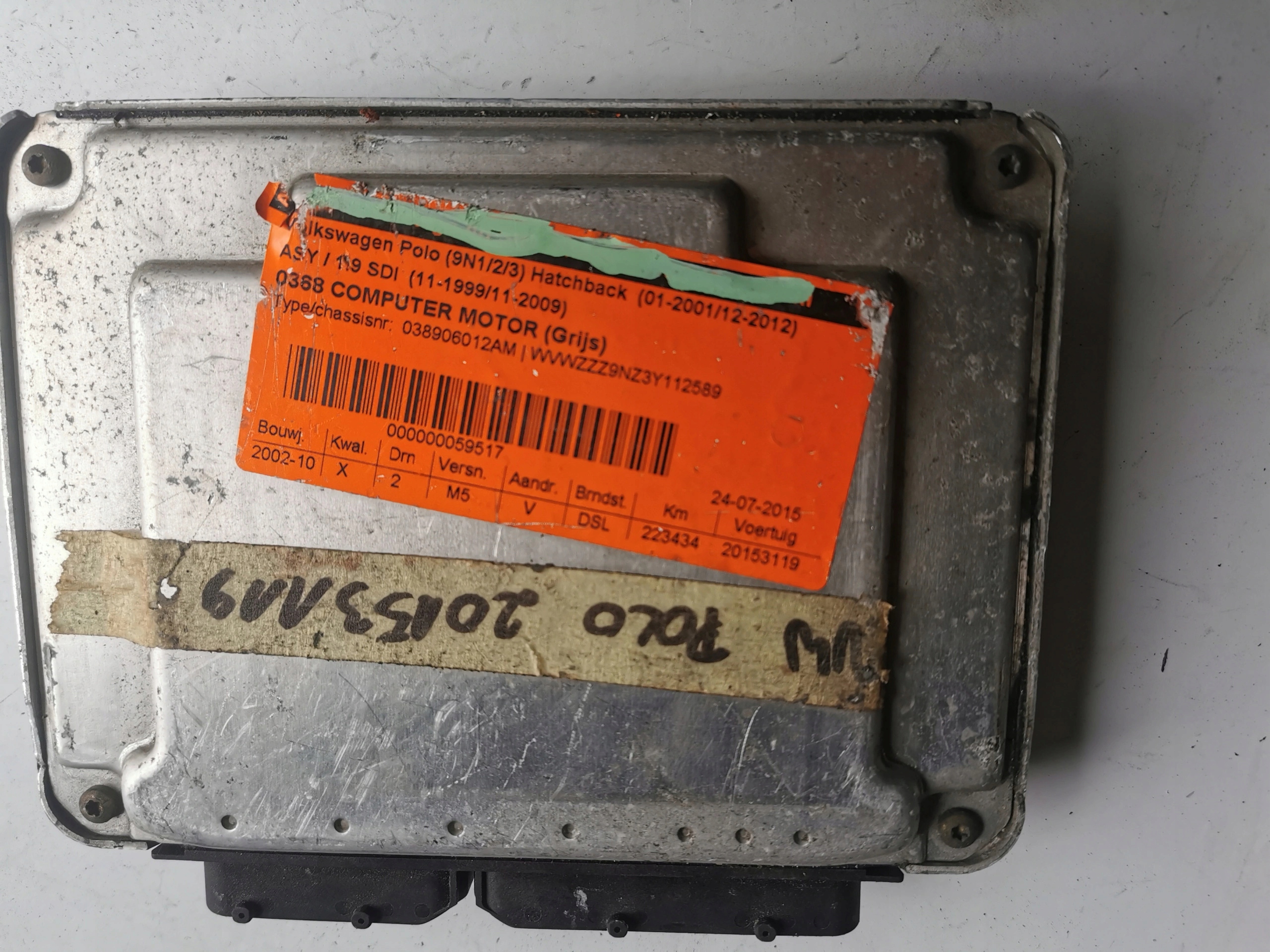 VW POLO 1.9SDI 0281010658 038906012AM Computer ECU