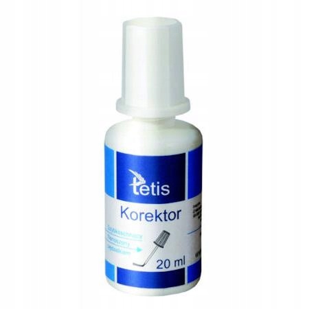 

Korektor w pędzelku 20ml Tetis