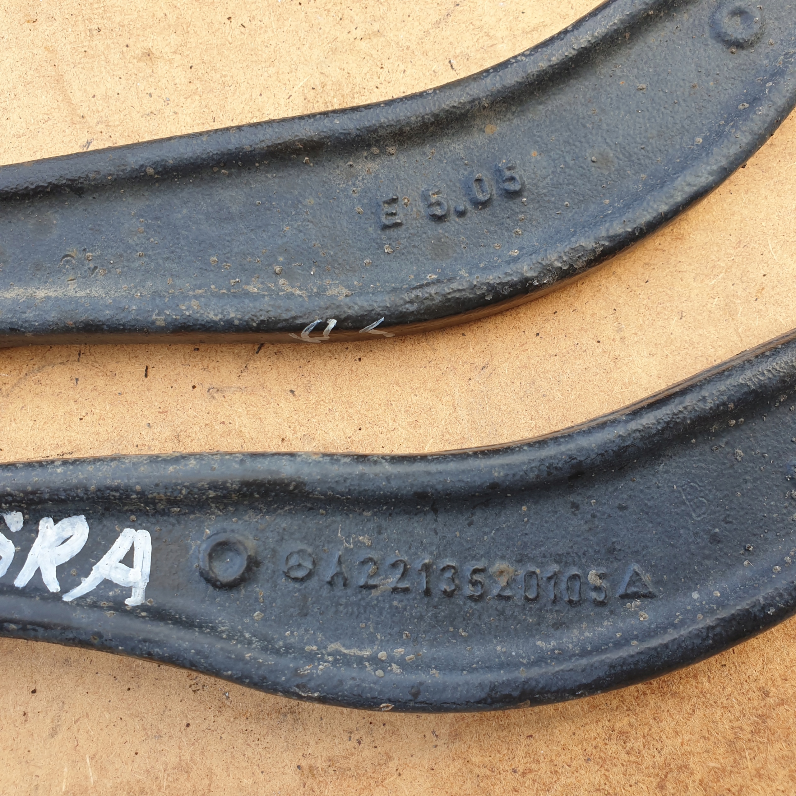 arm left right rear part rear MERCEDES S W221 OE