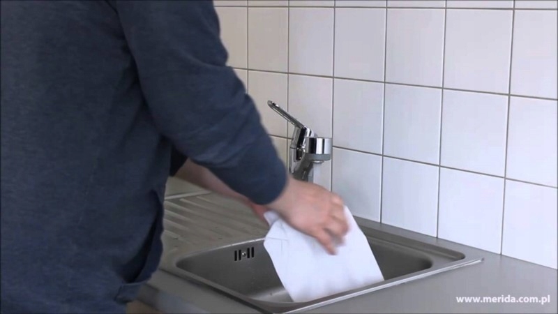 Czyściwo Bawełniane Białe Rolka 100 metrów Merida Producent Merida