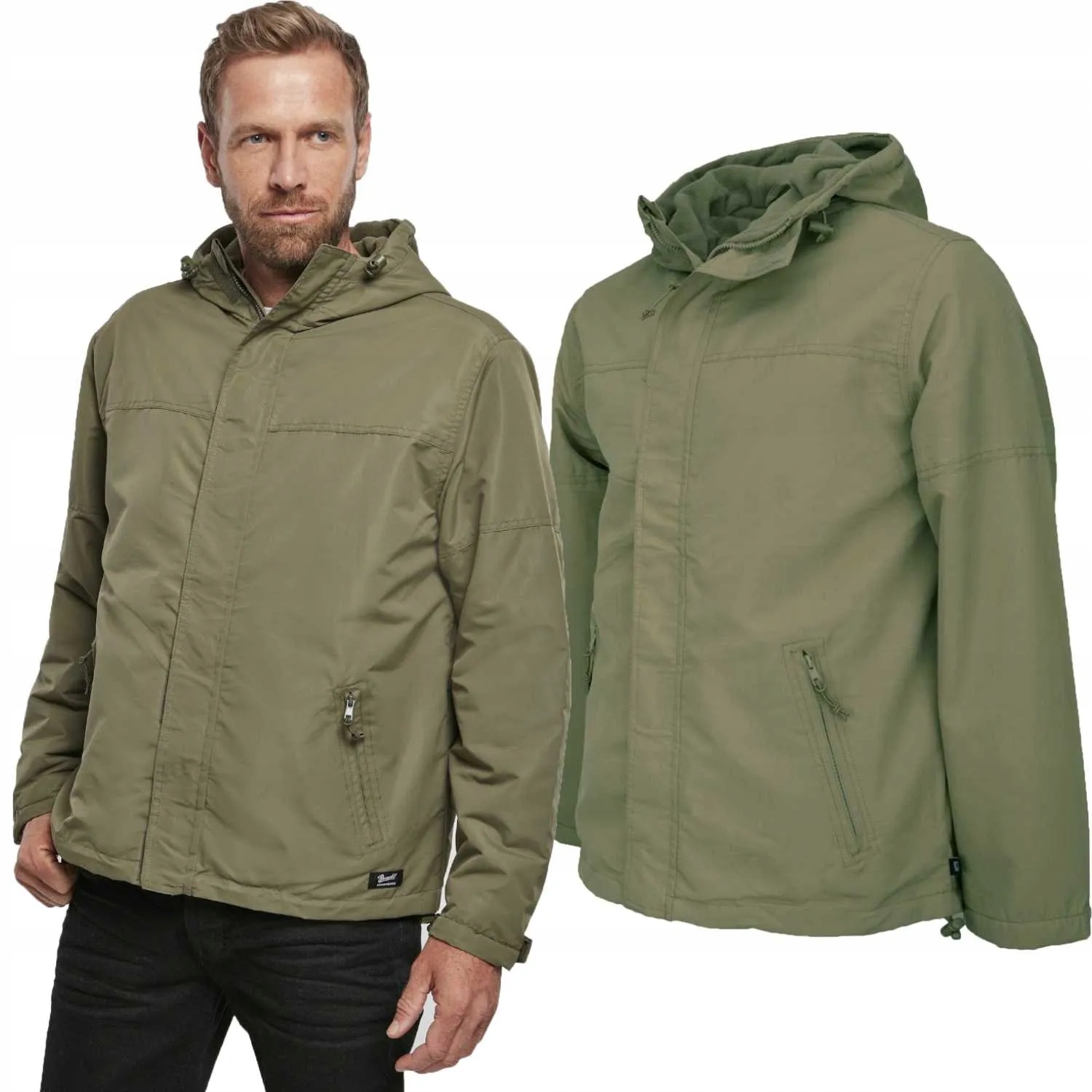 Bunda Brandit Windbreaker Frontzip Olive 7XL [7XL]