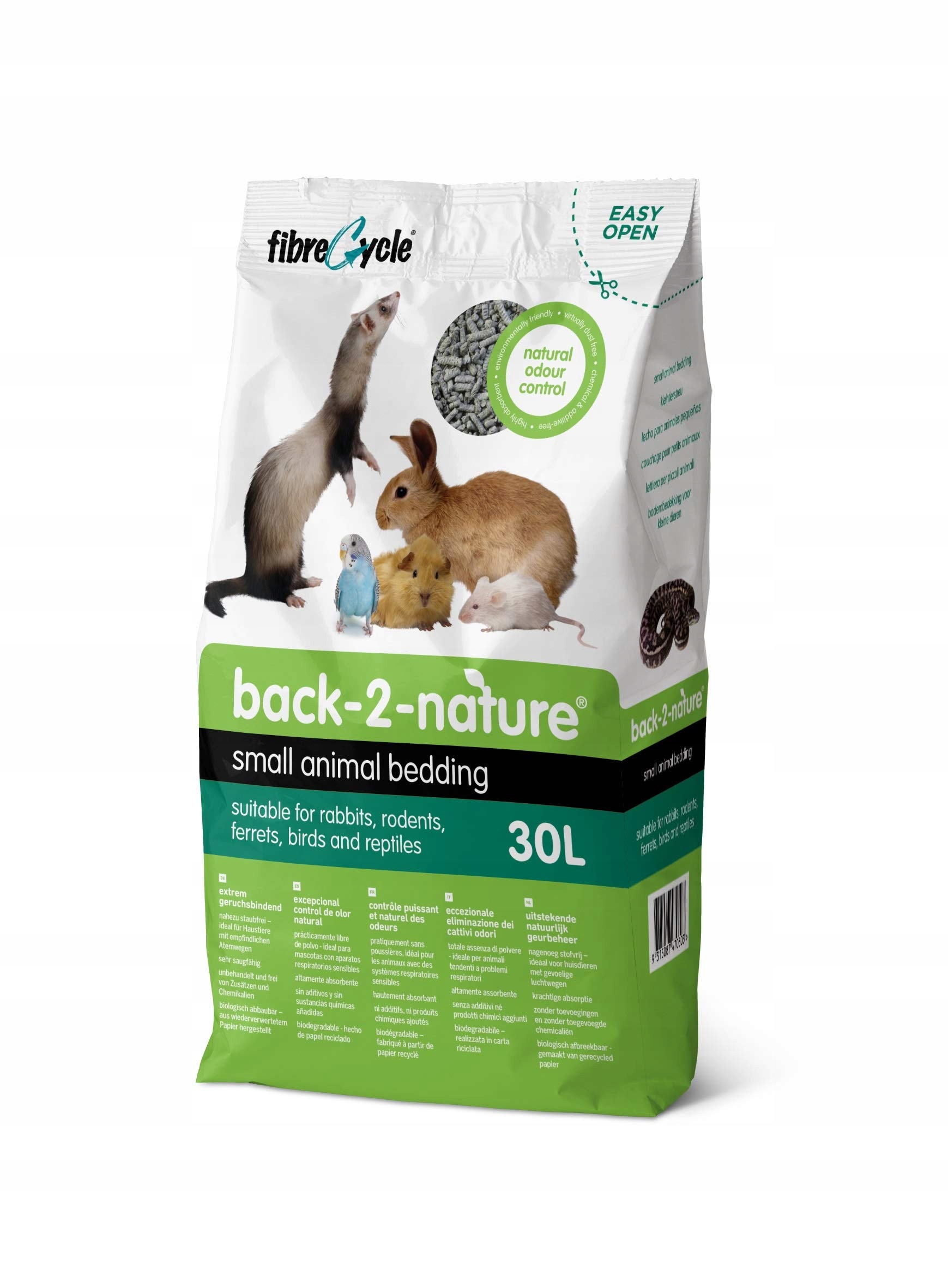 Back 2 Nature żwirek papierowy 30L chłonny