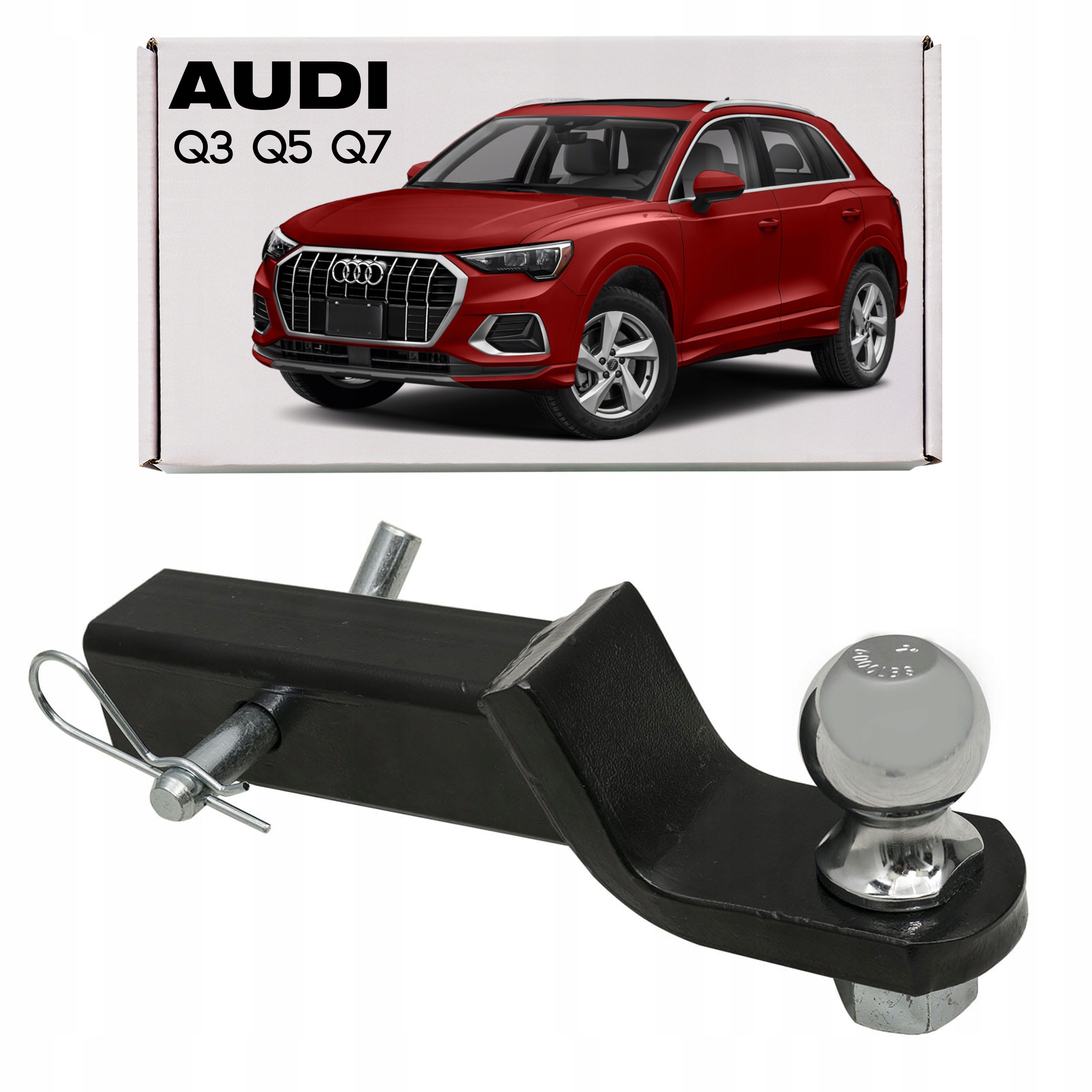 Audi Q3 Q5 Q7 Držiak Ťažného Háku S Guľou