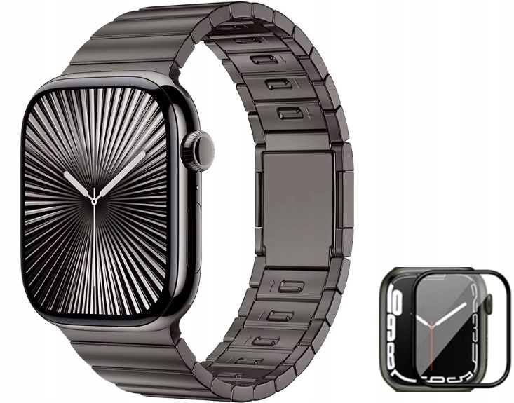 Bransoleta Magnetyczna Pasek Tytanowy Do Apple Watch Series 10 11 46MM