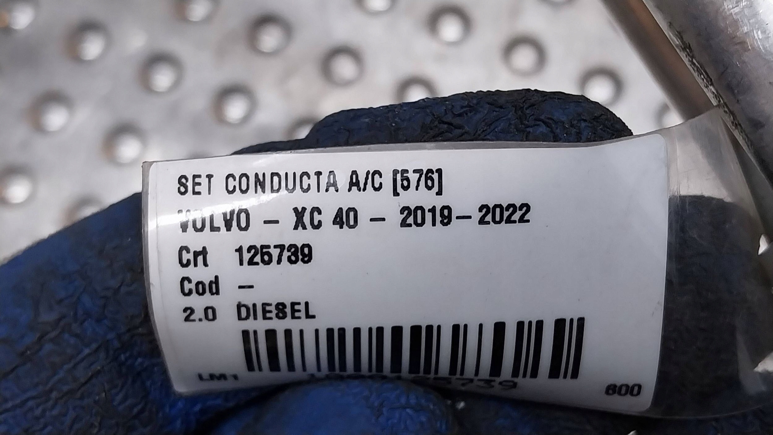 hadice klimatizaci 31694883 VOLVO XC40 II 2.0 D4