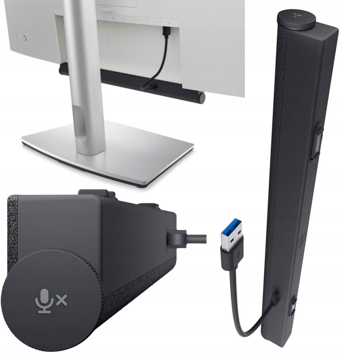 LISTWA DŹWIĘKOWA do Microsoft Teams DELL SB522A Slim Conferencing Soundbar