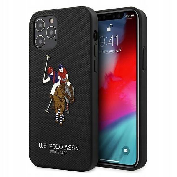 Us Polo USHCP12LPUGFLBK iPhone 12 Pro Max 6,7" czarny/black Polo Embro