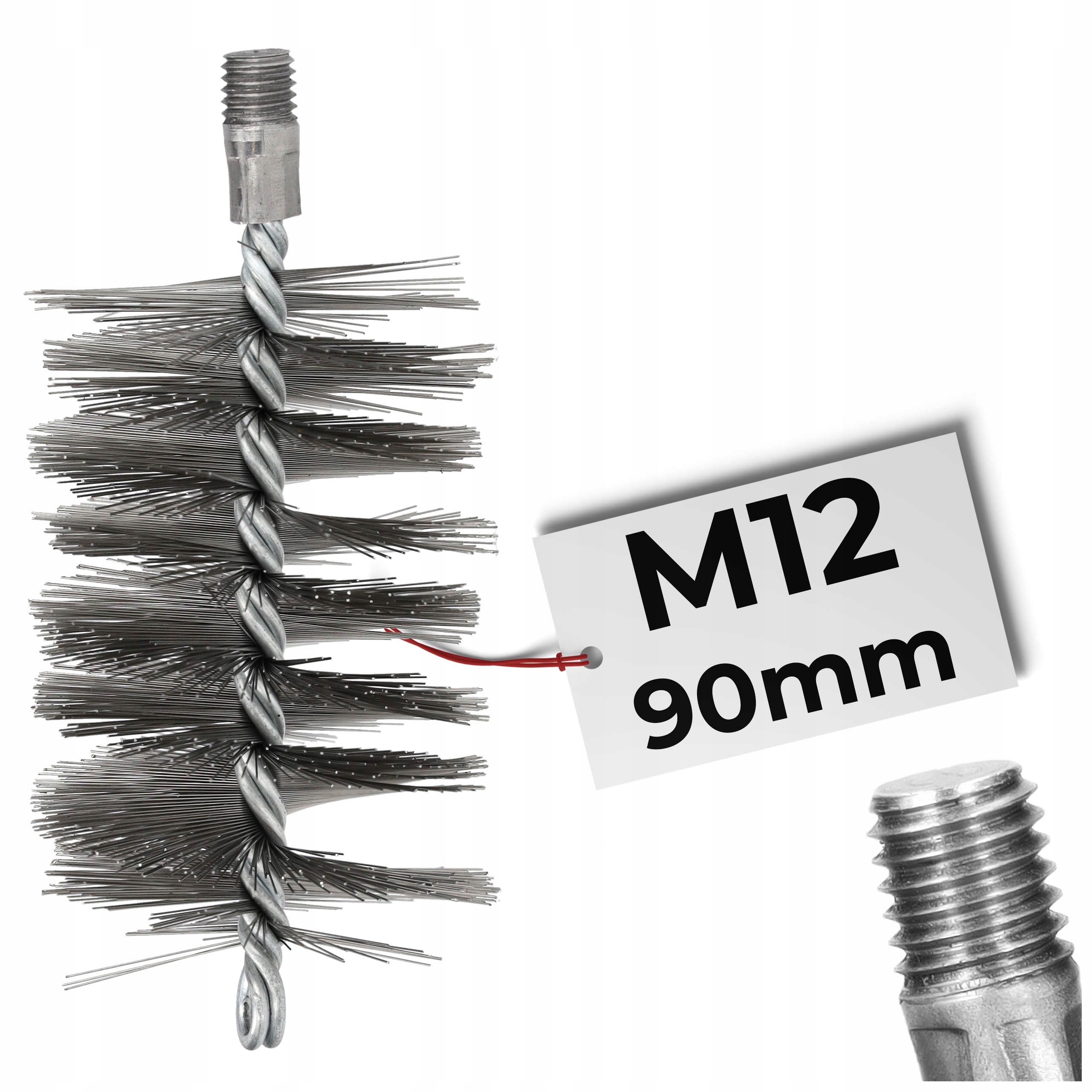 SZCZOTKA WYCIOR DO KOMINA 90 mm