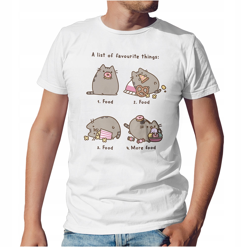 

Koszulka Męska Pusheen Kot Roz. M Wzory