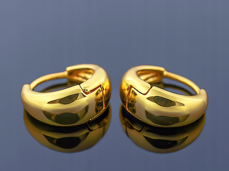 

Eleganckie złote kolczyki 14k ! Jakość !