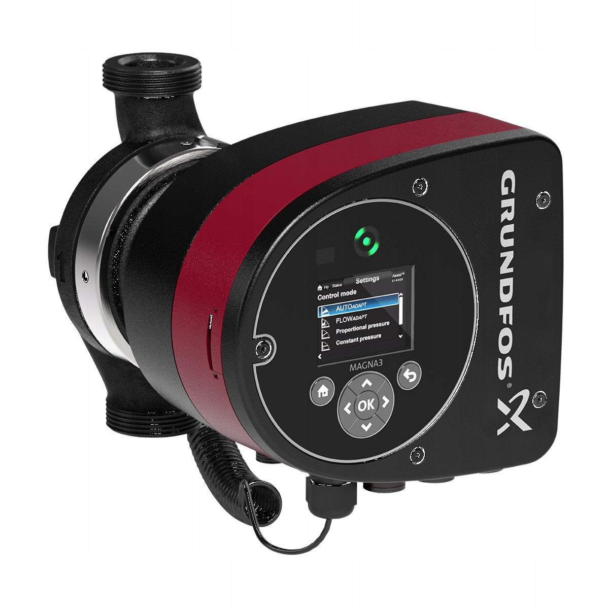 Grundfos Bezdławnicowa pompa obiegowa MAGNA3 32-80 180 1x230V PN10