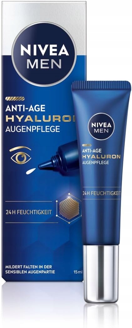 Nivea Men Hyaluronový oční krém proti vráskám 15 ml