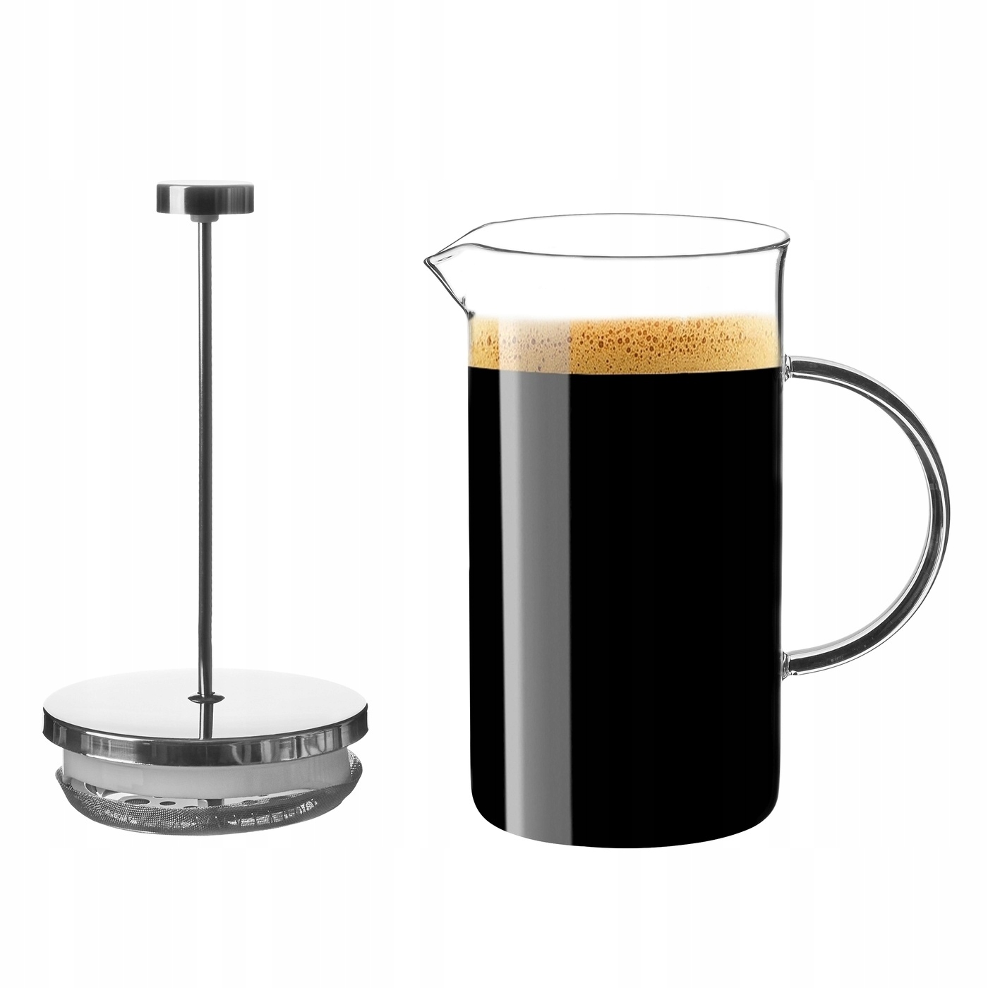 ZAPARZACZ do HERBATY tłokowy DZBANEK do KAWY szkło borokrzemowe zmywarka