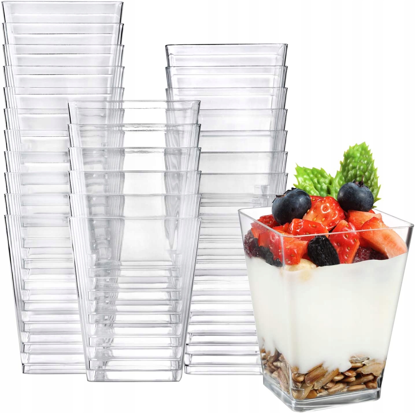 

Pojemnik piramida Pucharki do Deserów 160ml 20szt