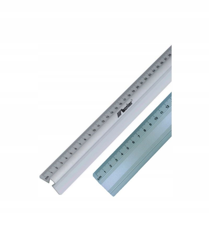 Długa Linijka ALUMINIOWA Z Uchwytem 30cm