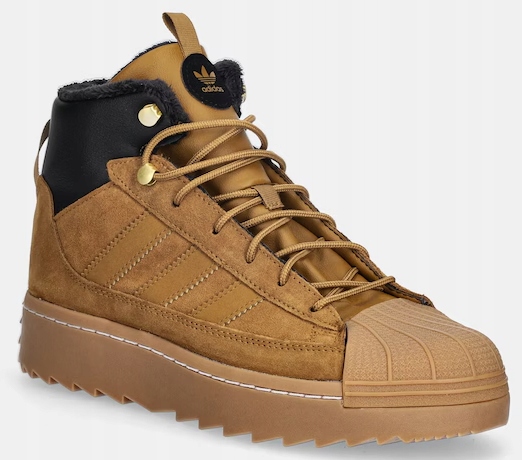 37 1/3 Buty Adidas superstar zimowe miodowe wysokie Winter Trek Strata JQ03