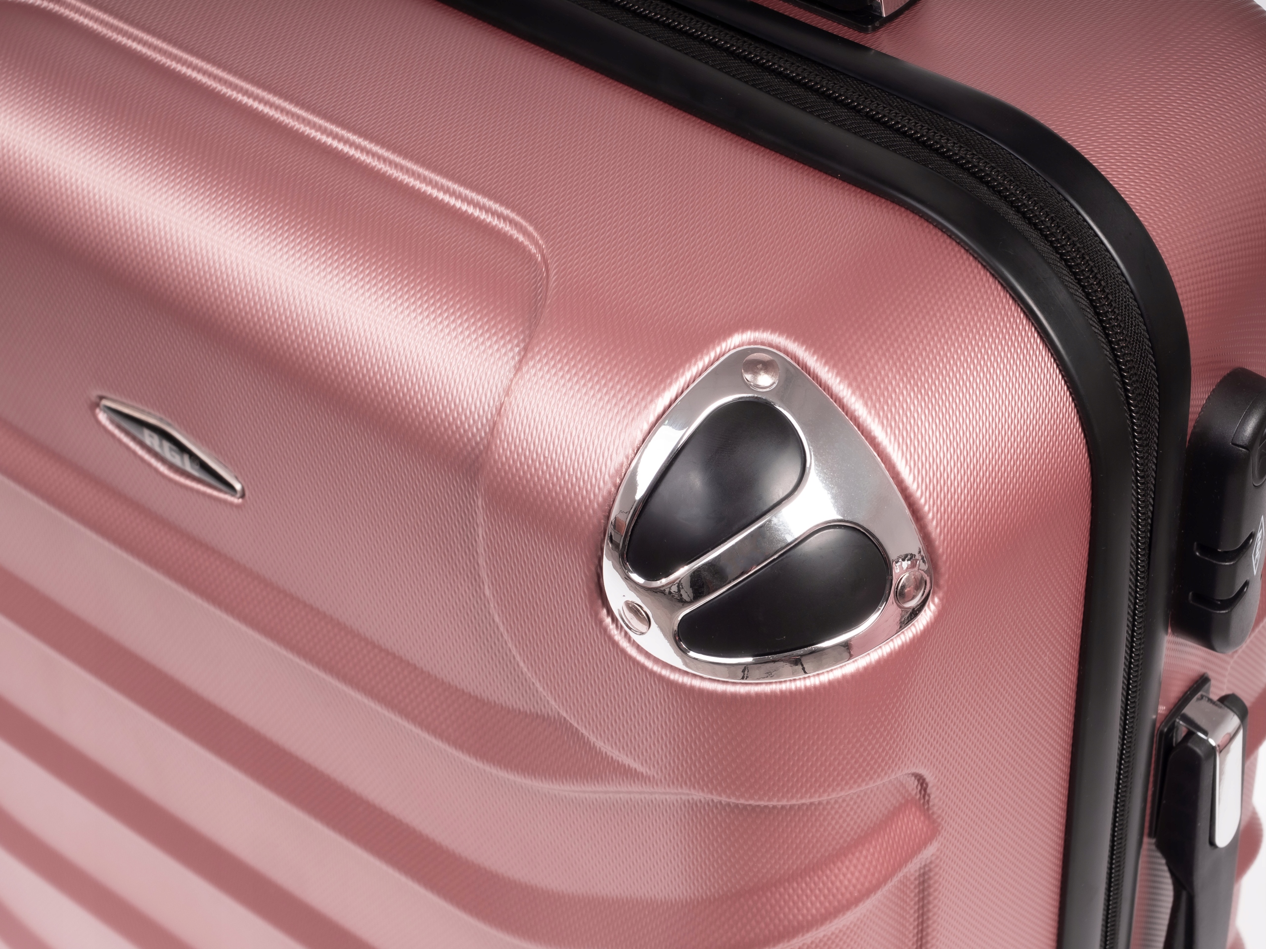 ZESTAW RGL 2w1 ŚREDNIA WALIZKA PODRÓŻNA + KUFEREK BAGAŻ ORGANIZER Marka RGL