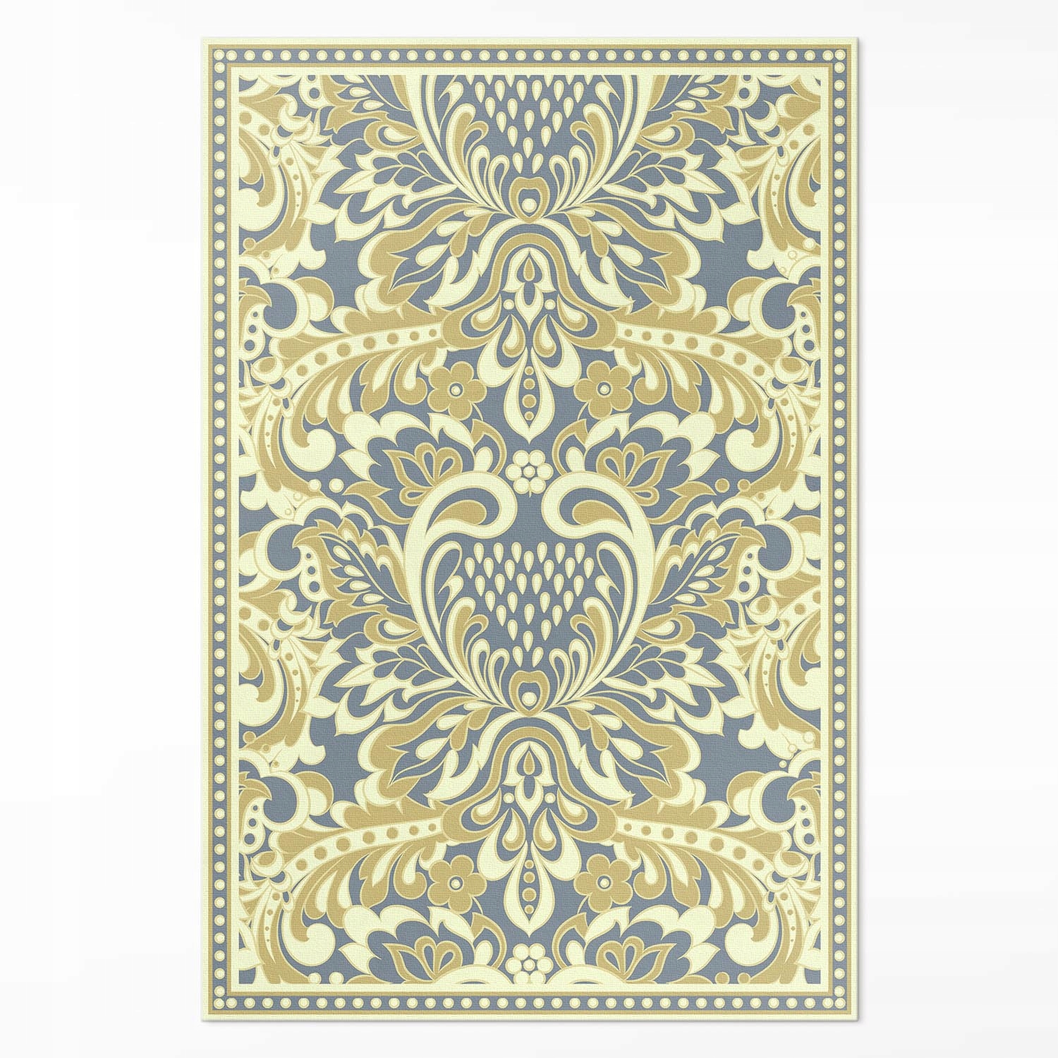 Dekorativní Koberec Vinylový Exotické květiny rostlinný ornament 120 x 180 cm