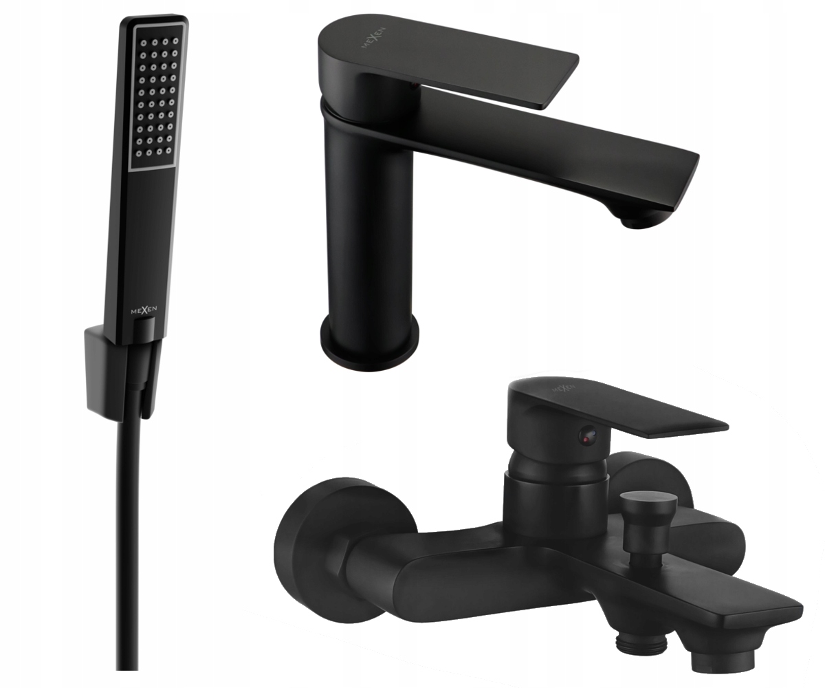 

Mexen Royo R72 Zestaw Wannowy Bateria Czarny