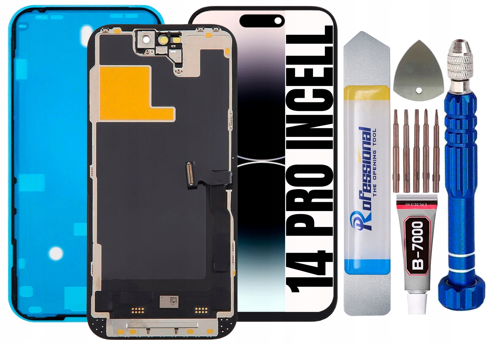 Displej Pro Iphone 14 Pro Incell LCD Displej Těsnění