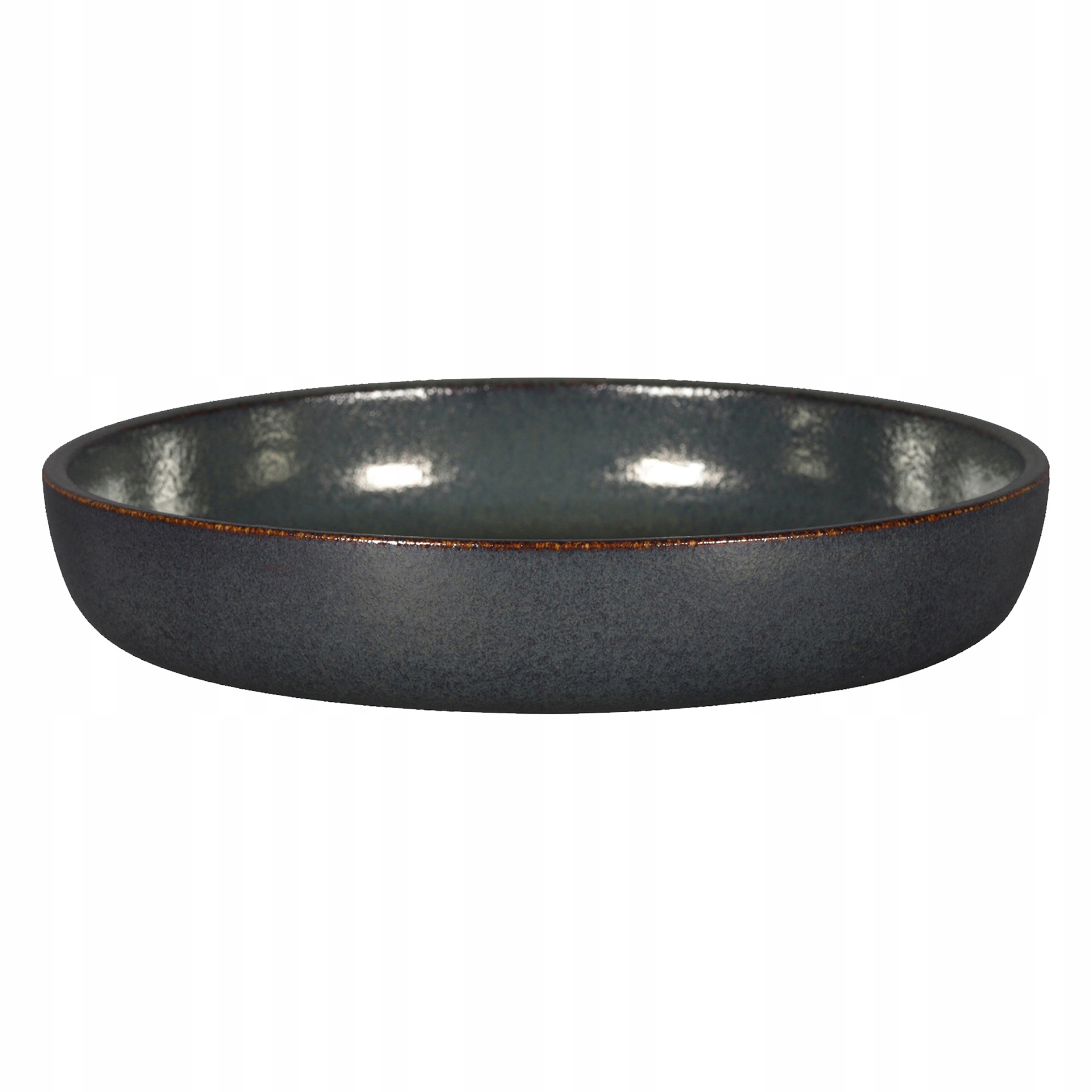 Porcelana Rak Stone Hluboký talíř 24 cm, vulkanický