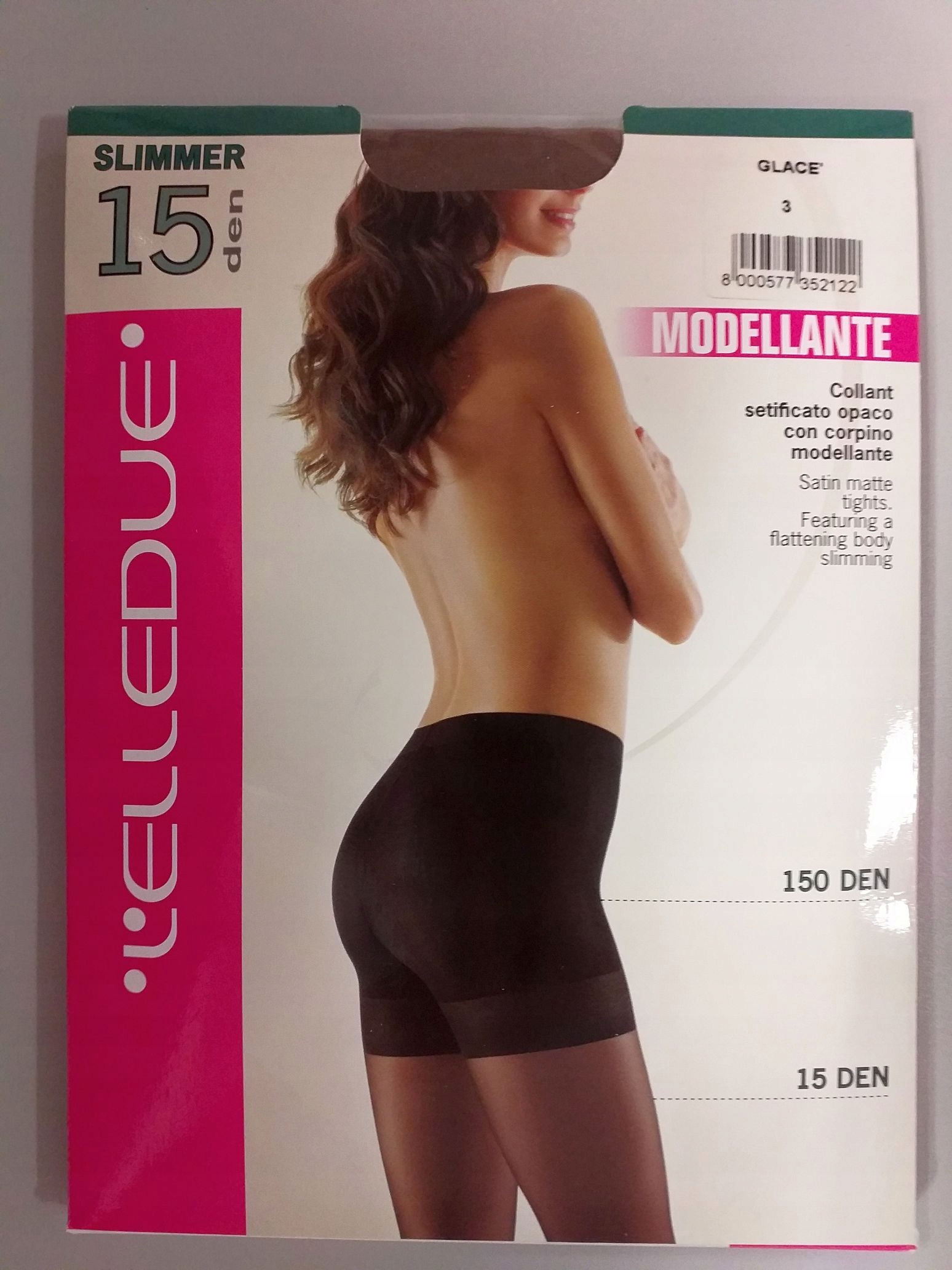 

Elledue Slimmer 15 Rajstopy dam. Glace Roz.:3