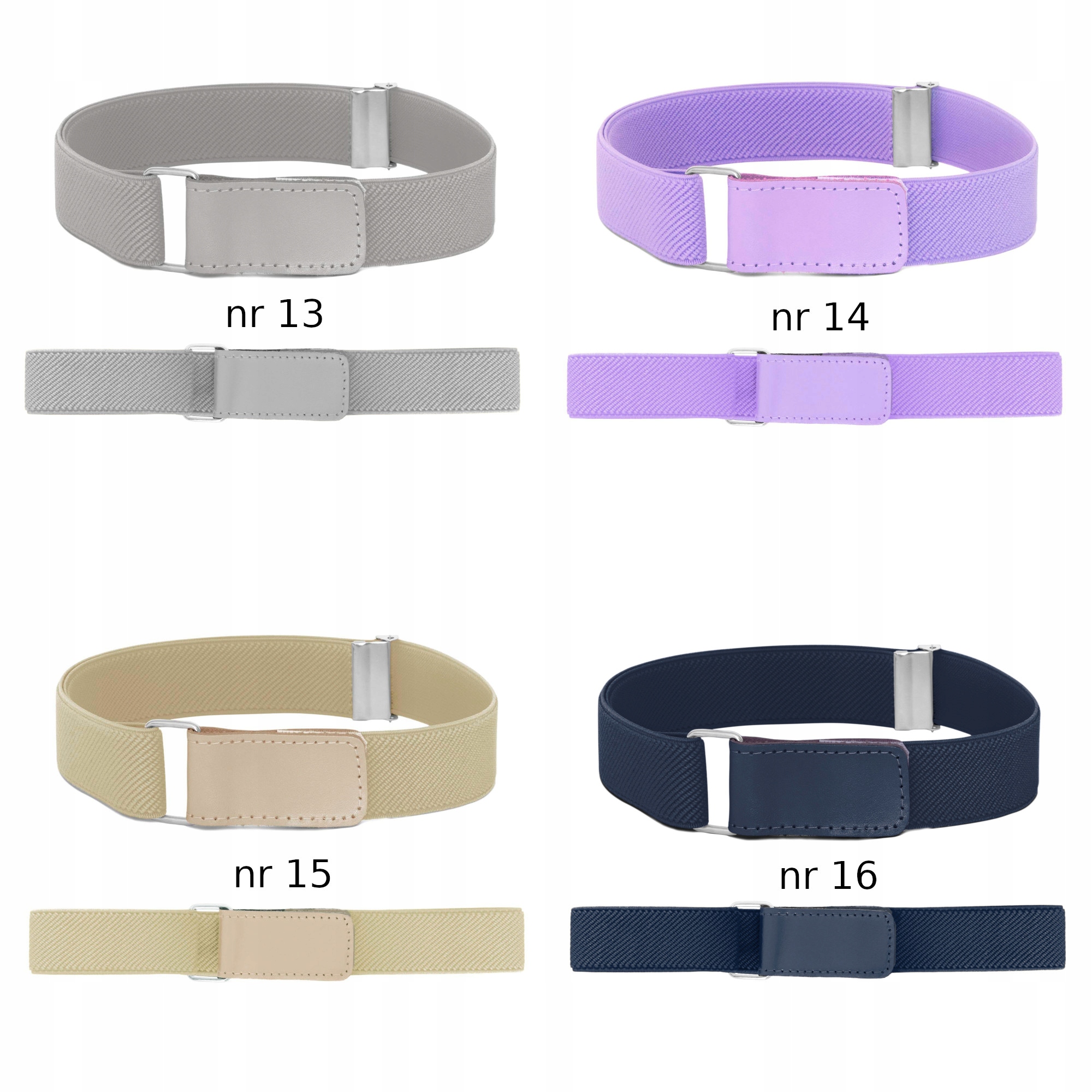 Pasek Dziecięcy do Spodni Rzep Regulacja Elastyczny dla Dziewczynki Chłopca Rozmiar 60