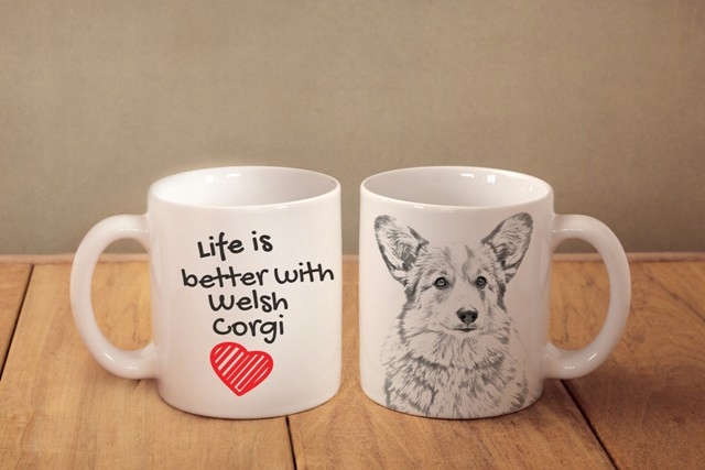 

Welsh corgi cardigan Kubek ceramiczny z nadrukiem