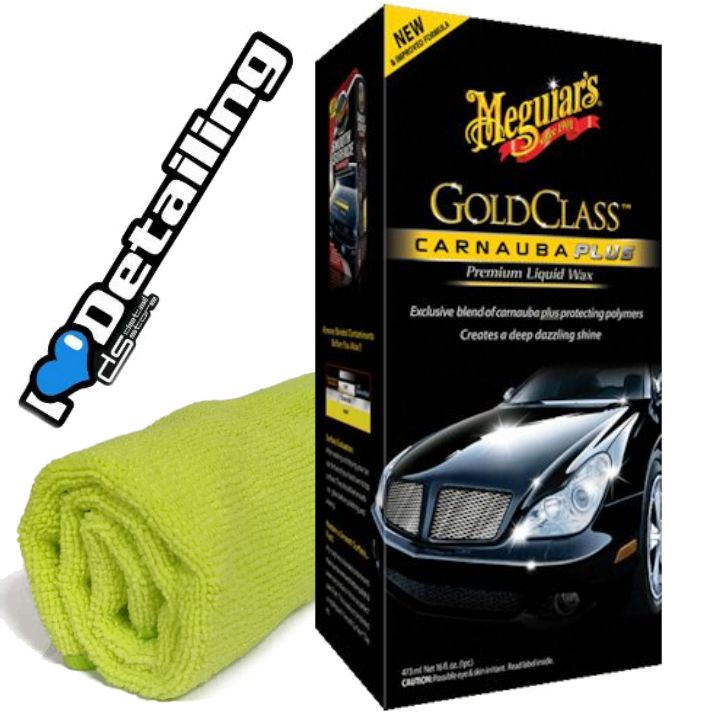 Meguiar's GOLD CLASS Carnauba Liq WAX + микрофибра