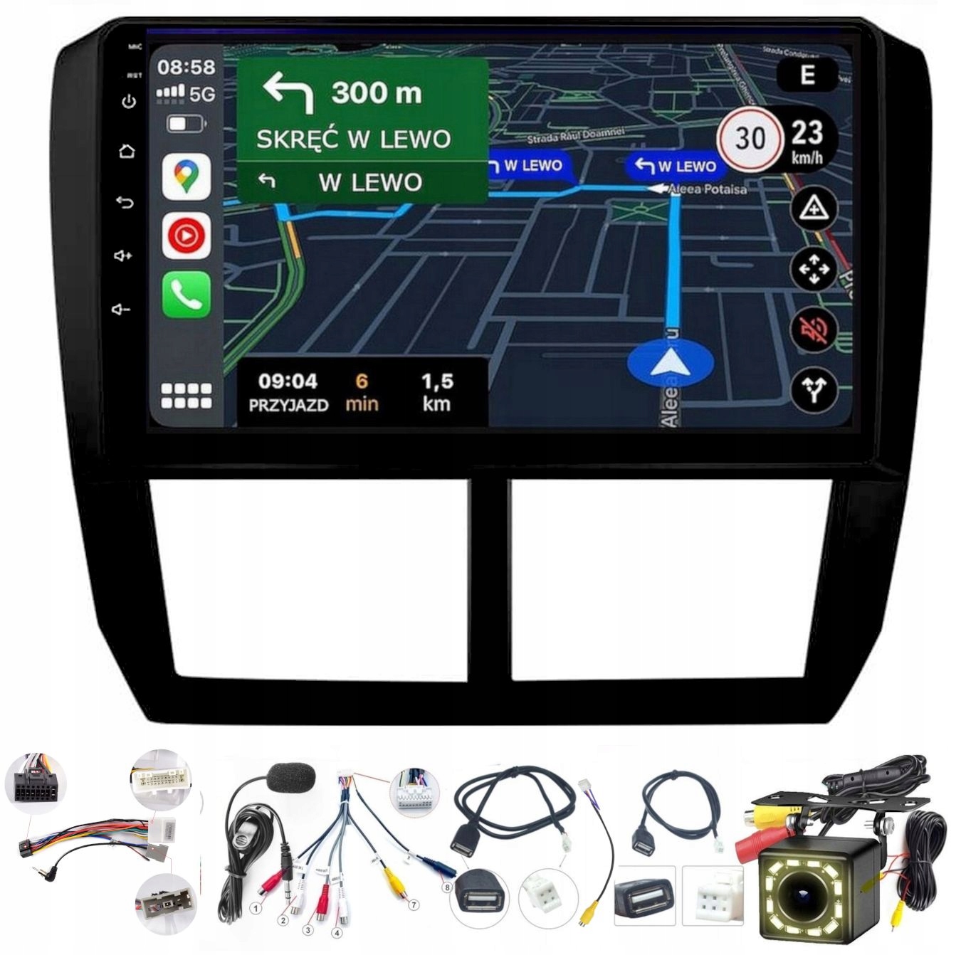 Autorádio Subaru Forester 2007-2013 Carplay Android-auto Usb