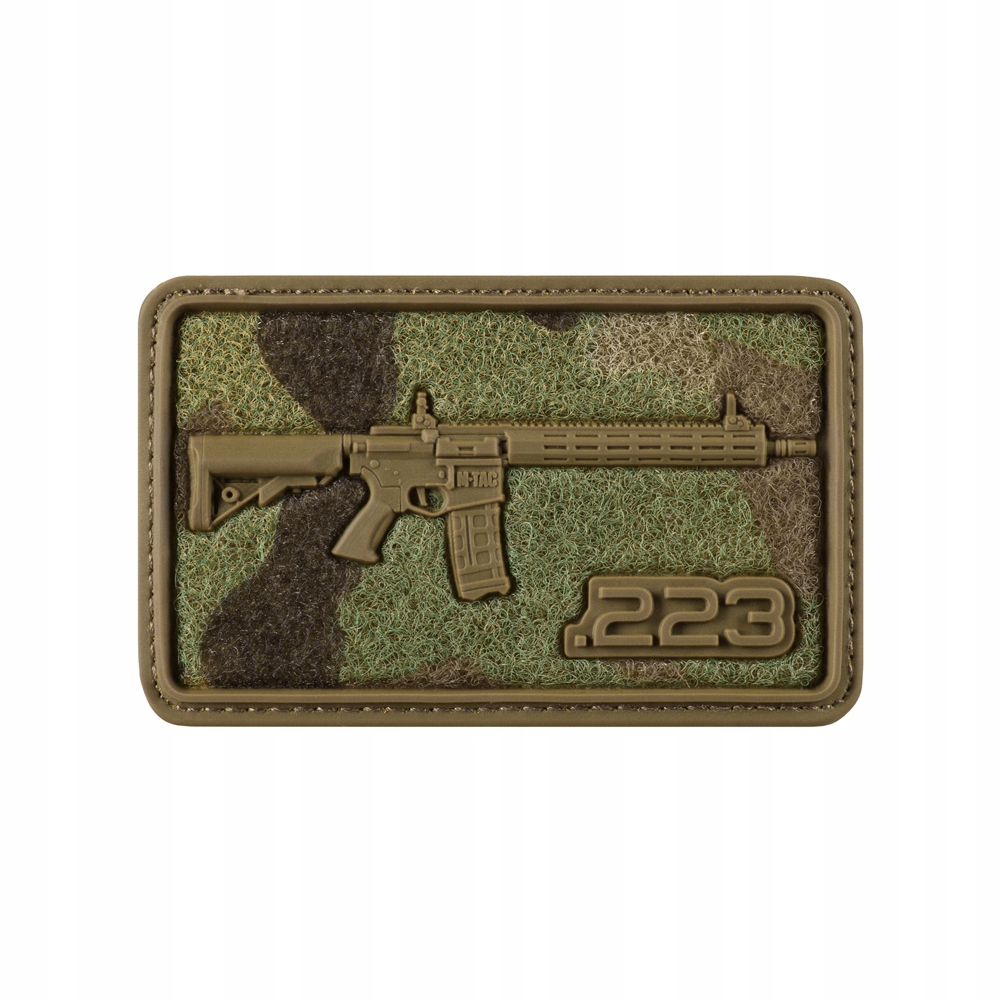 M-Tac Naszywka Taktyczna Wojskowa z rzepem AR-15 Velcro/PVC Multicam