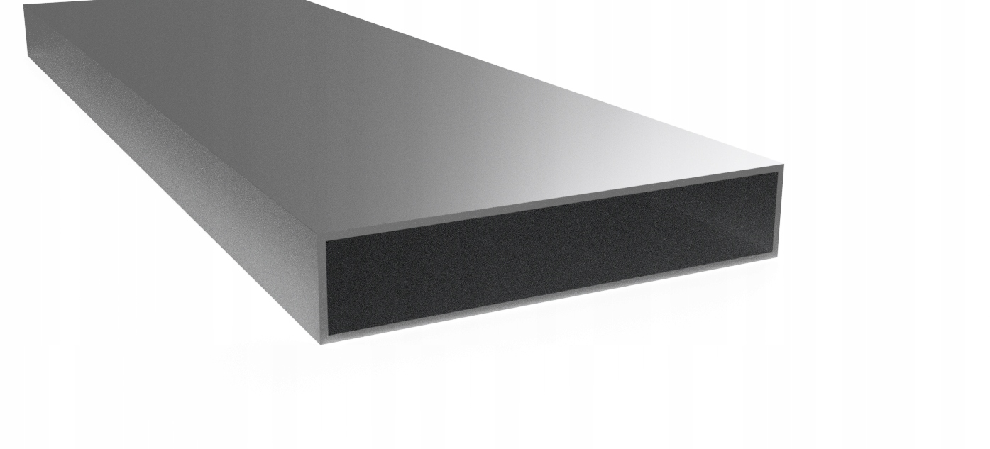 Profil aluminiowy 20x100x1.5 rura prostokątna 140